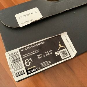 Air Jordan 1 low GS Game Royal